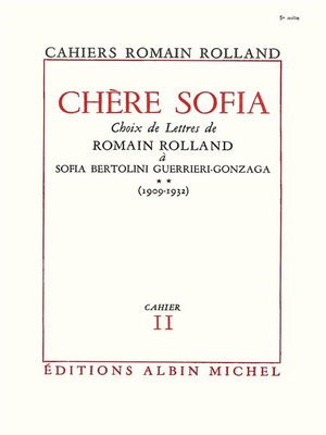 cover image of Chère Sofia--tome 2